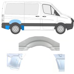 Painel de reparação do guarda-lamas traseiro para Volkswagen Crafter 2005-2017 / Direito / Conjunto 14204