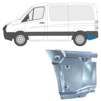 Painel de reparação do guarda-lamas traseiro para Volkswagen Crafter 2005-2017 / Esquerdo 15512