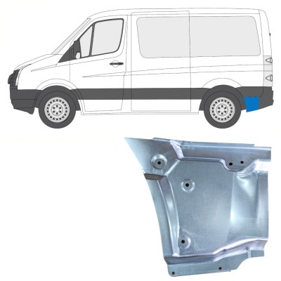 Painel de reparação do guarda-lamas traseiro para Volkswagen Crafter 2005-2017 / Esquerdo 15512