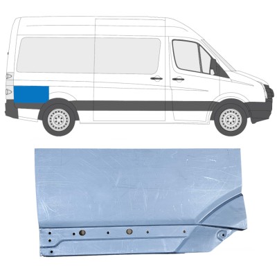 Painel de reparação do guarda-lamas traseiro para Volkswagen Crafter 2005-2017 / Direito 14201