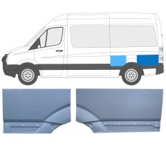 Painel de reparação do guarda-lamas traseiro para Volkswagen Crafter 2005-2017 / Esquerdo / Conjunto 15517