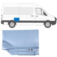 Painel de reparação do guarda-lamas traseiro para Volkswagen Crafter 2005-2017 / Direito 14199