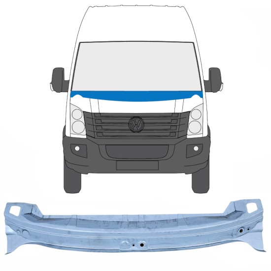Painel de reparação abaixo do pára-brisa para Volkswagen Crafter 2005-2017 13503