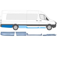 Kit de reparos para Volkswagen Crafter 2005-2017 / Direito / 14506