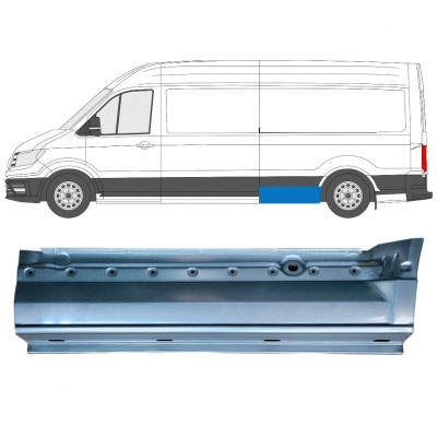 Painel de reparação do guarda-lamas traseiro para Volkswagen Crafter / MAN THE 2017- / LWB / Esquerdo 11599