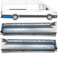 Painel de reparação do guarda-lamas traseiro para Volkswagen Crafter / MAN THE 2017- / XLWB / Conjunto 11597