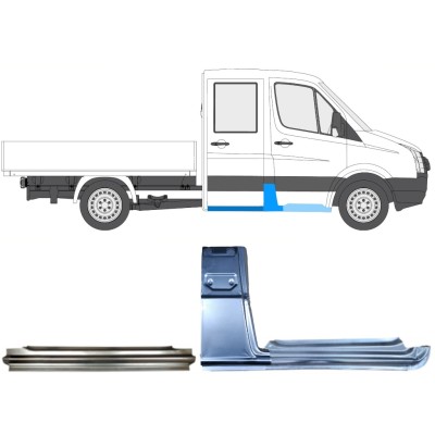 Kit de reparos para Volkswagen Crafter 2005-2017 / Direito / 15534