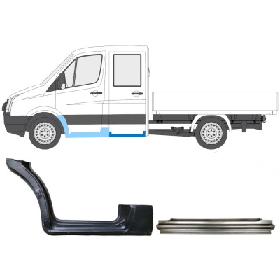 Kit de reparos para Volkswagen Crafter 2005-2017 / Esquerdo / 15539