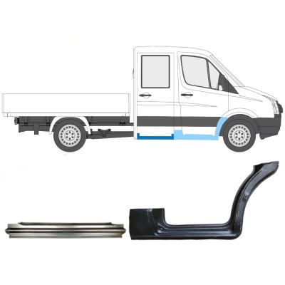Kit de reparos para Volkswagen Crafter 2005-2017 / Direito / 15538