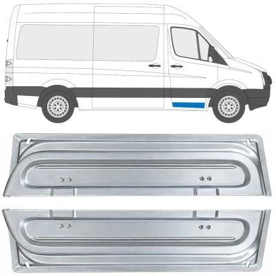 Painel de reparação interna das portas dianteiras para Volkswagen Crafter 2005-2017 / Esquerda+Direita / Conjunto 17058