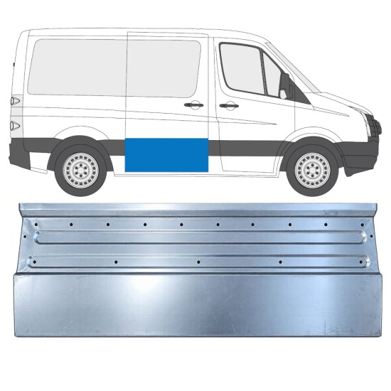 Painel de reparação das portas deslizantes para Volkswagen Crafter 2005-2017 / Direito 17310