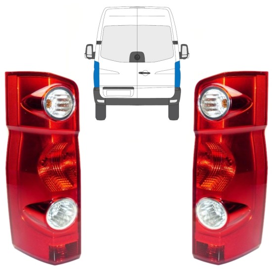 Luz traseira para Volkswagen Crafter 2005-2017 / Esquerda+Direita / Conjunto 15574
