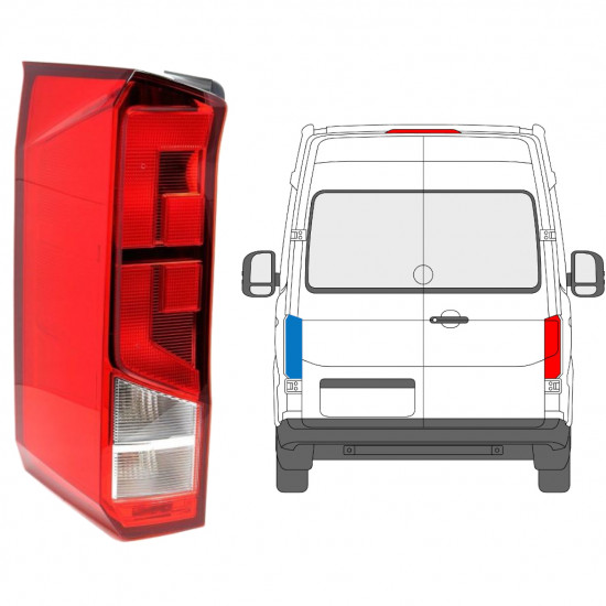 Luz traseira para Volkswagen Crafter 2017- / Esquerdo 12921