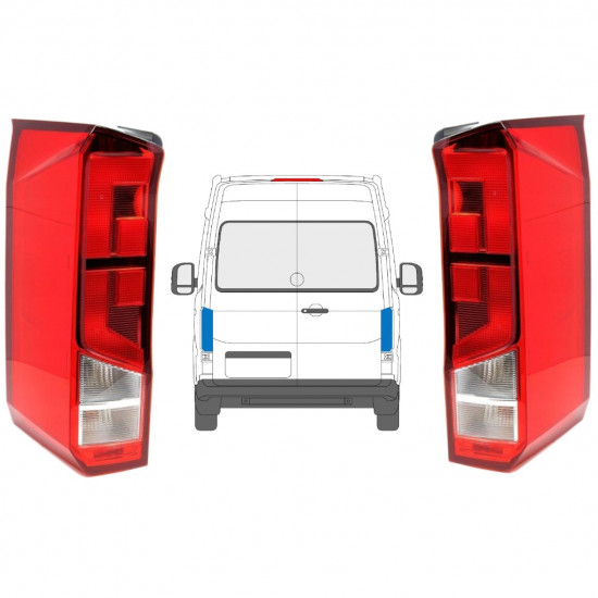 Luz traseira para Volkswagen Crafter 2017- / Esquerda+Direita / Conjunto 12922