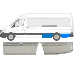 Painel de reparação do guarda-lamas traseiro para Mercedes Sprinter 2006-2018 / Esquerdo / Conjunto 10514