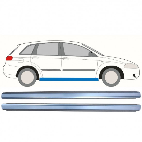 Painel de reparação da soleira para Fiat Croma 2005-2010 / Esquerda = Direita (simétrico) / Conjunto 9960