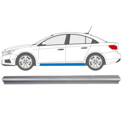 Painel de reparação da parte inferior da soleira para Chevrolet Cruze 2009-2014 / Esquerdo 15102