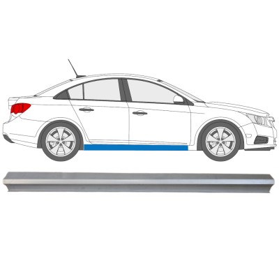 Painel de reparação da parte inferior da soleira para Chevrolet Cruze 2009-2014 / Direito 15101