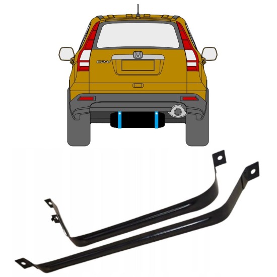 Abraçadeira do tanque de combustível para Honda CR-V 2006-2011 15018 Abraçadeira do tanque de combustível para Honda CR-V 2006-2011 15018