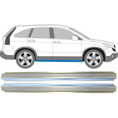 Painel de reparação da soleira para Honda CR-V 2006-2011 / Esquerda+Direita / Conjunto 14771