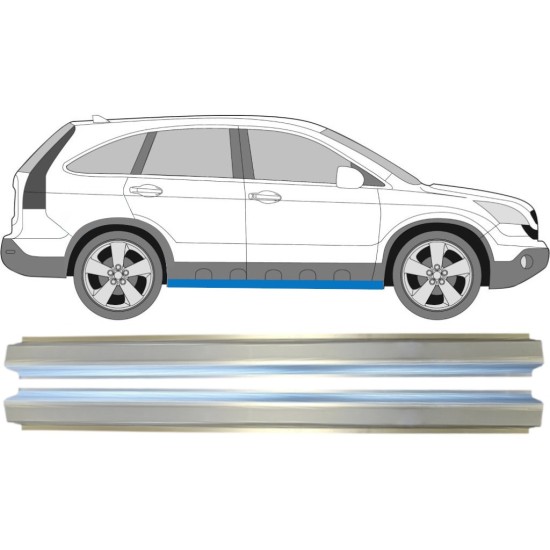 Painel de reparação da soleira para Honda CR-V 2006-2011 / Esquerda+Direita / Conjunto 14771