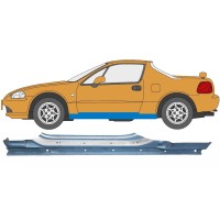 Soleira completa para Honda Civic Del Sol 1992-1998 / Esquerdo 6184