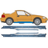 Soleira completa para Honda Civic Del Sol 1992-1998 / Esquerda+Direita / Conjunto 10537