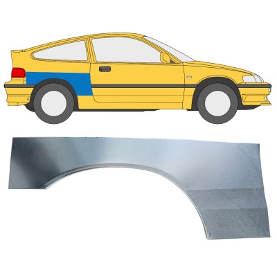 Painel de reparação do guarda-lamas traseiro para Honda CRX 1987-1992 / Direito 16337