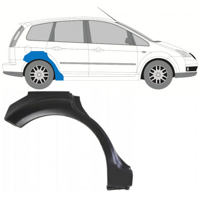 Painel de reparação do guarda-lamas traseiro para Ford Focus C-MAX 2003-2007 / Direito 7690