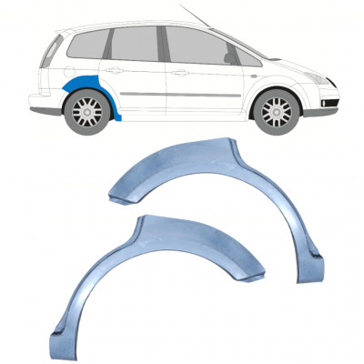 Painel de reparação do guarda-lamas traseiro para Ford Focus C-MAX / C-MAX 2003-2010 / Conjunto 11882