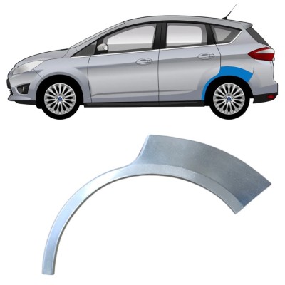 Painel de reparação do guarda-lamas traseiro para Ford C-Max 2010-2019 / Esquerdo 15874