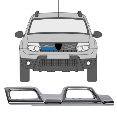Moldura da grelha para Dacia Duster 2013-2017 / Direito 16220