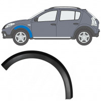 Moldura lateral do guarda-lamas dianteiro para Dacia Sandero Stepway 2008-2013 / Esquerdo 9032