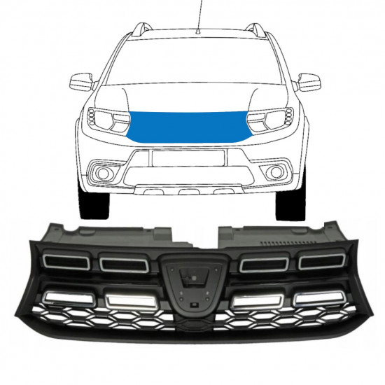 Grelha para Dacia Sandero Stepway 2017-2020 7492