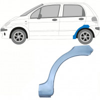 Painel de reparação do guarda-lamas traseiro para Daewoo Matiz 1998-2008 / Esquerdo 8330