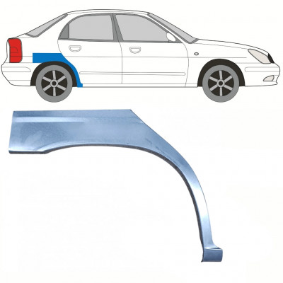 Painel de reparação do guarda-lamas traseiro para Daewoo Nubira 1997-2004 / Direito 8803