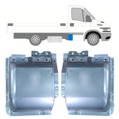 Painel de reparação do canto traseiro para Iveco Daily 2000-2012 / Esquerda+Direita / Conjunto 10051