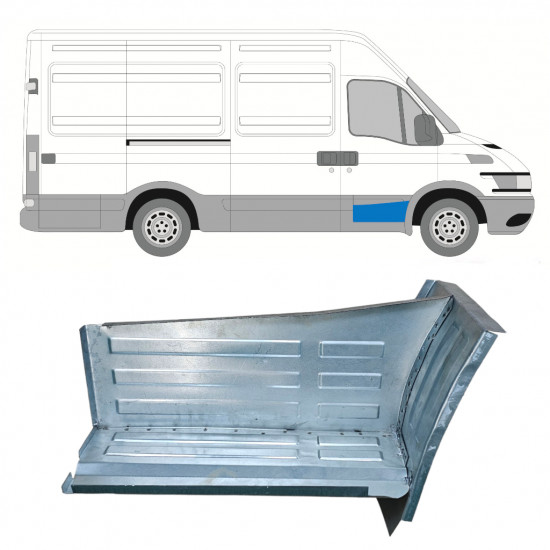 Painel de reparação do degrau dianteiro para Iveco Daily 1999-2006 / Direito 7888