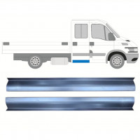 Painel de reparação traseira da soleira para Iveco Daily 1999- / Esquerda = Direita (simétrico) / Cabine dupla / Conjunto 10703