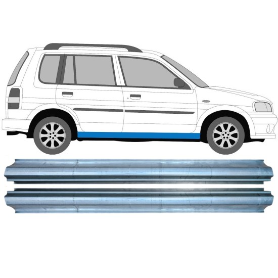 Painel de reparação da soleira para Mazda Demio 1996-2001 / Esquerda+Direita / Conjunto 16288