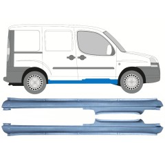 Soleira completa para Fiat Doblo 2001-2010 / Esquerda+Direita / Conjunto 11465
