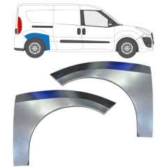 Painel de reparação do guarda-lamas traseiro para Fiat Doblo 2010-2022 / Esquerda+Direita / Conjunto 15038