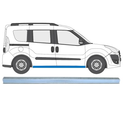 Painel de reparação da soleira para Opel Combo D 2011-2018 / Esquerda = Direita (simétrico) 15362