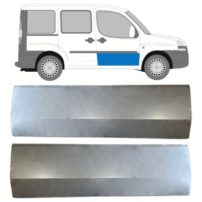 Painel de reparação das portas dianteiras para Fiat Doblo 2001-2010 / Esquerda+Direita / Conjunto 14620