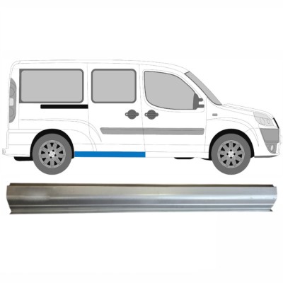 Painel de reparação traseira da soleira para Fiat Doblo 2001-2010 / Esquerda = Direita (simétrico) 14623