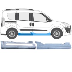 Painel de reparação da soleira para Fiat Doblo 2010-2022 / Direito / Conjunto 12747
