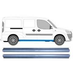 Painel de reparação da soleira para Fiat Doblo 2001-2010 / Esquerda+Direita / Conjunto 11347