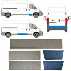 Painel de reparação das portas para Citroen Jumper 2006-2025 / Esquerda+Direita / Conjunto 14509