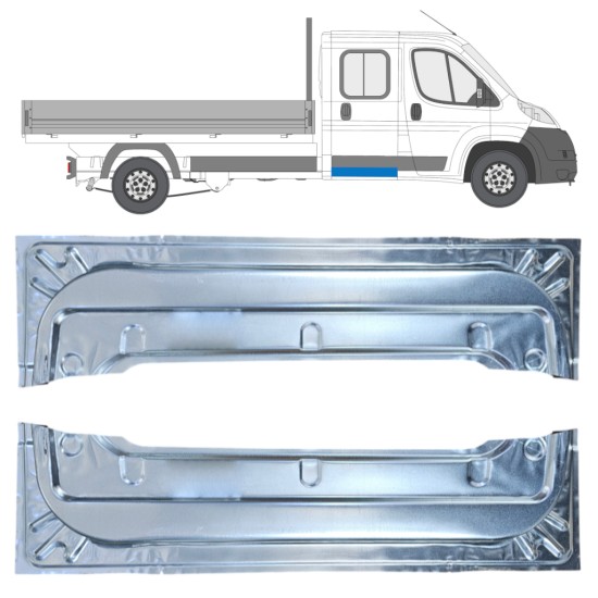 Painel de reparação interna das portas traseiras para Citroen Jumper 2006-2026 / Esquerda+Direita 16394