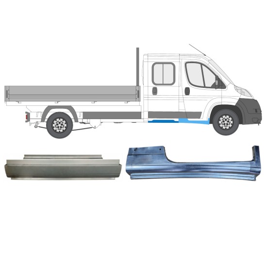 Kit de reparos para Fiat Ducato 2006-2014 / Direito / Cabine dupla / 14794